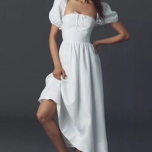 Reformation Marella Linen Dress